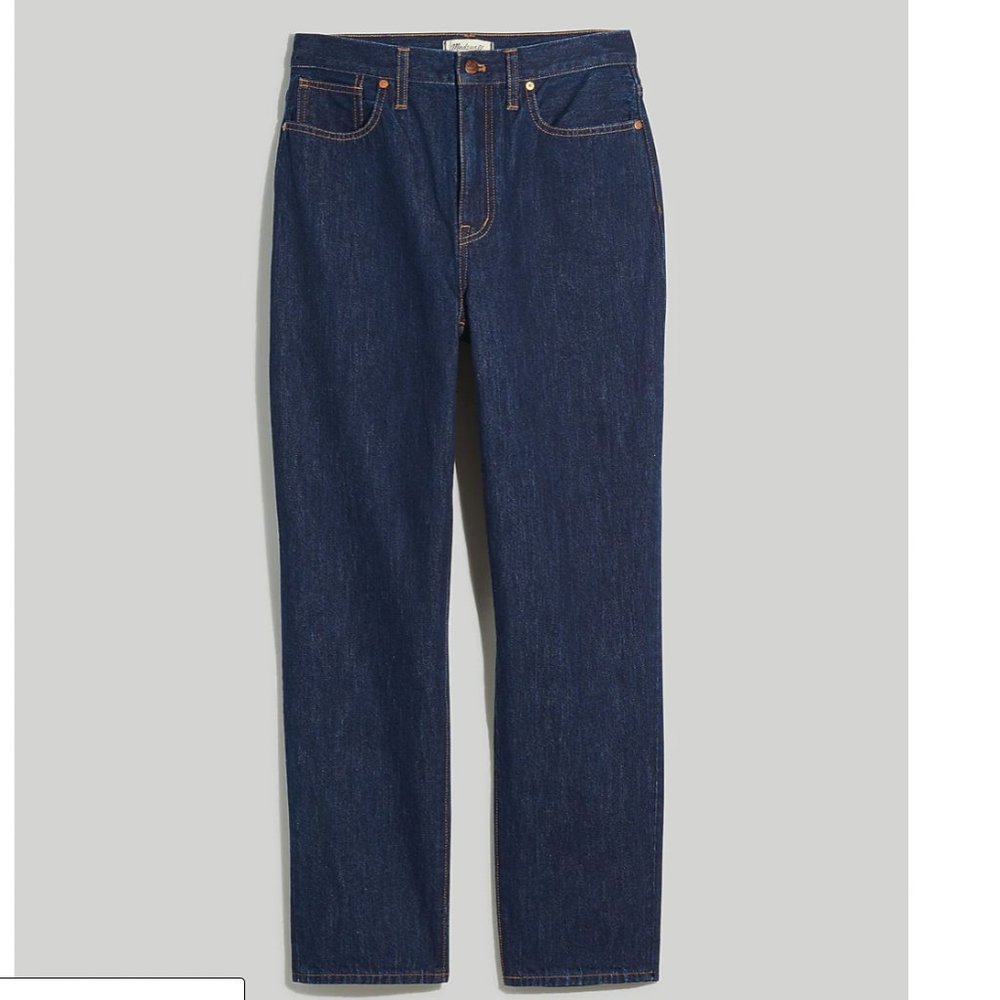 NWT Madewell Baggy Tapered Jeans in Dressler Wash Size 24